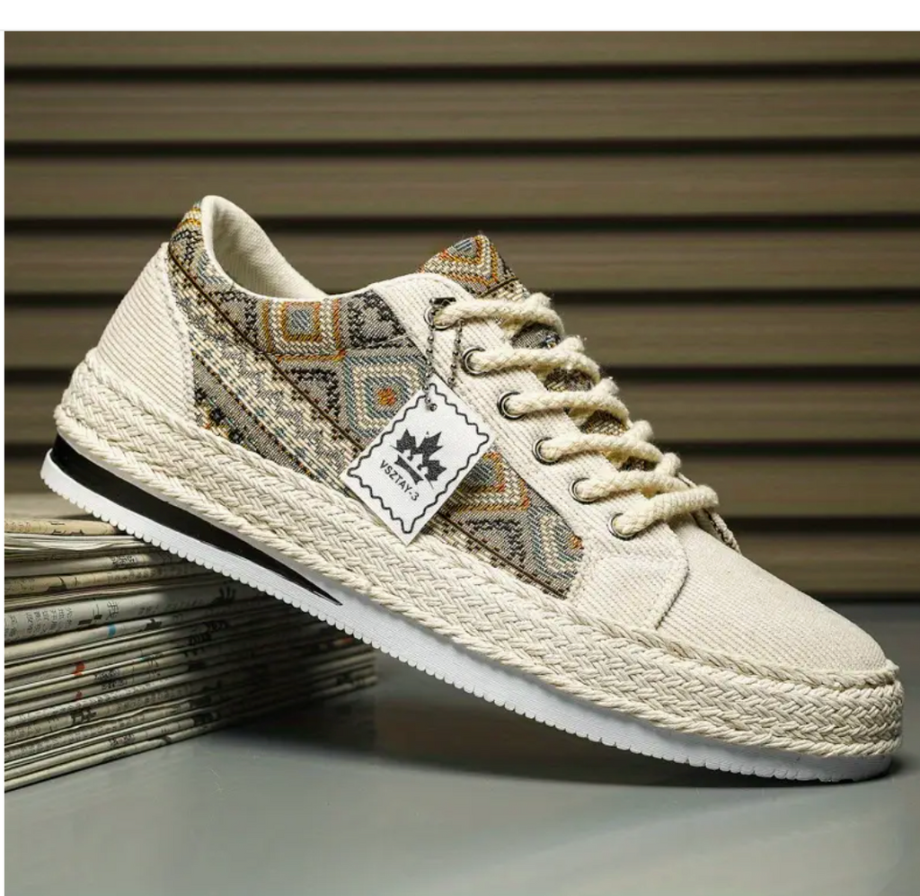 Men's Embroidery Sneakers
