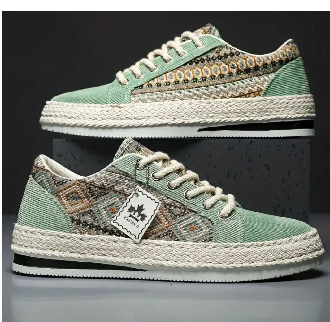 Men's Embroidery Sneakers