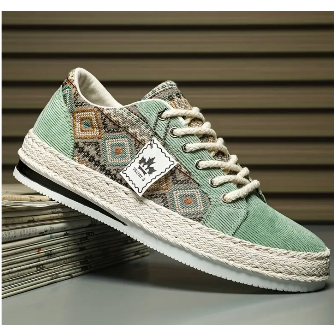 Men's Embroidery Sneakers