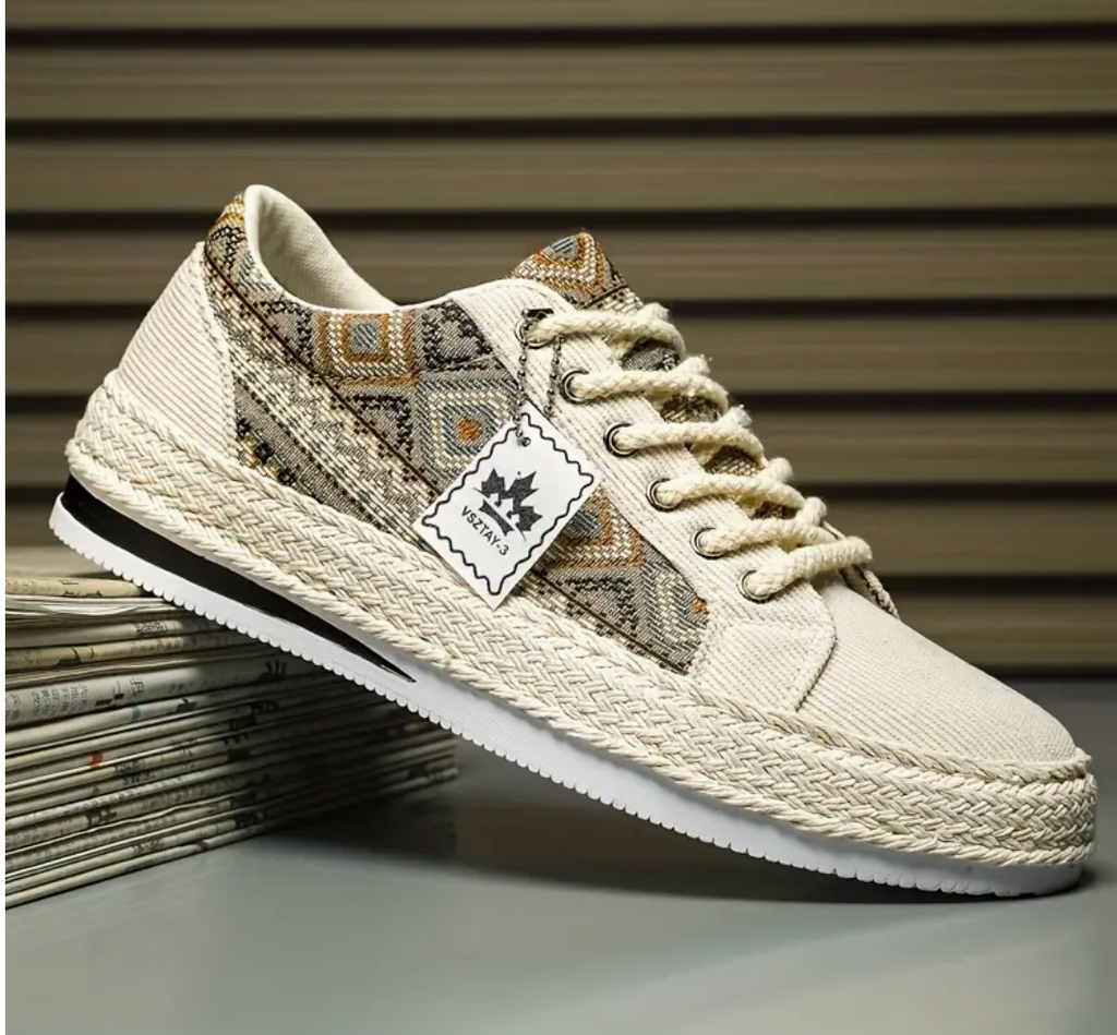 Men's Embroidery Sneakers