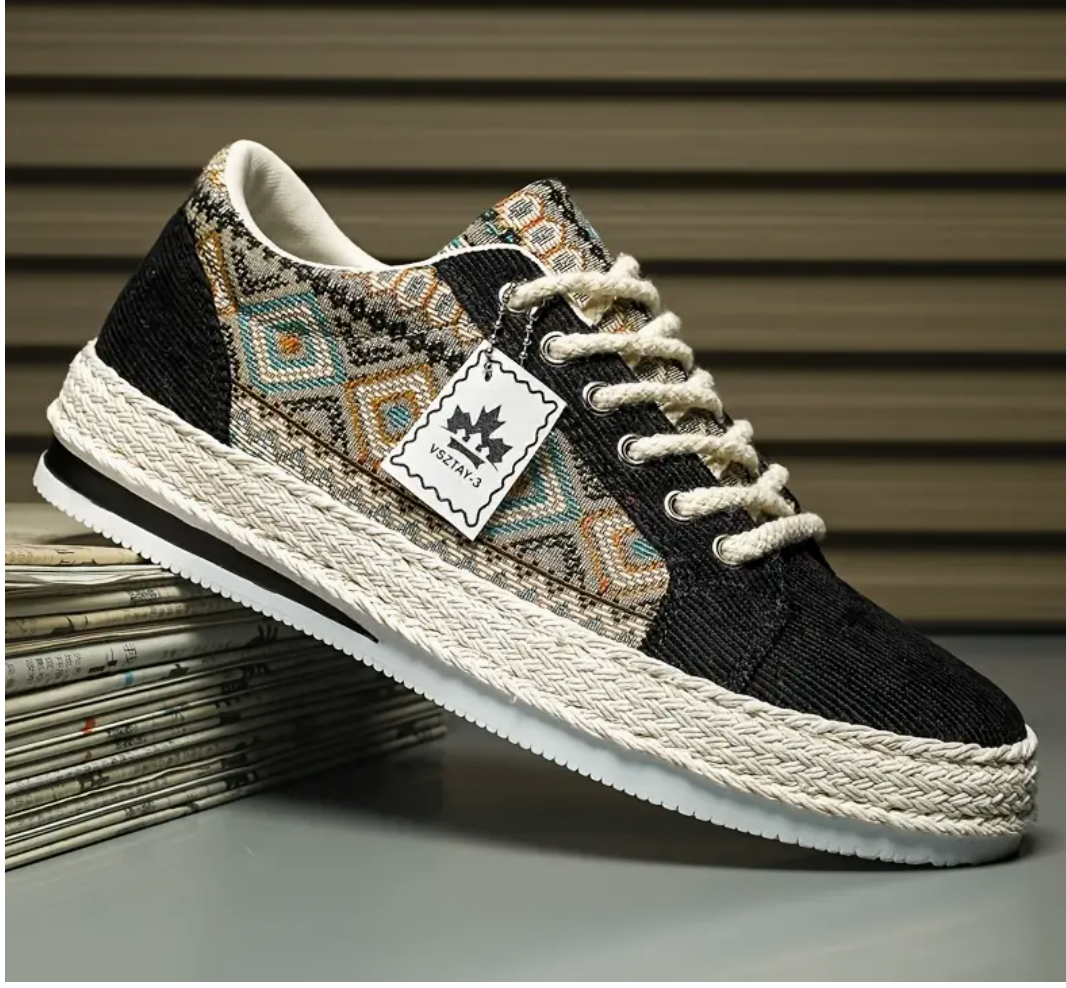 Men's Embroidery Sneakers